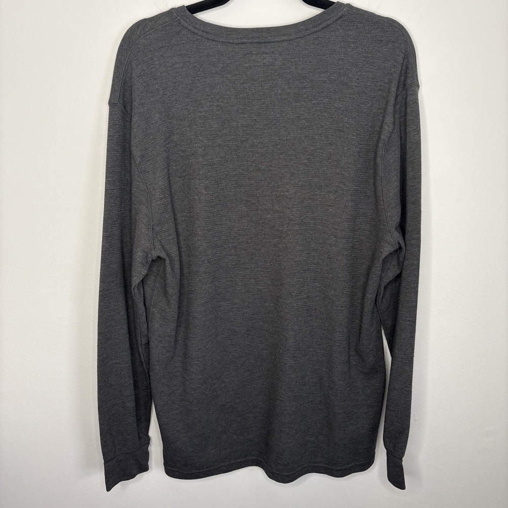 Polo Ralph Lauren Men's XL Sleepwear Shirt Long Sleeve Gray Thermal Comfy Lounge - Picture 5 of 7